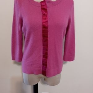 Mauve Ann Taylor cardigan size LARGE